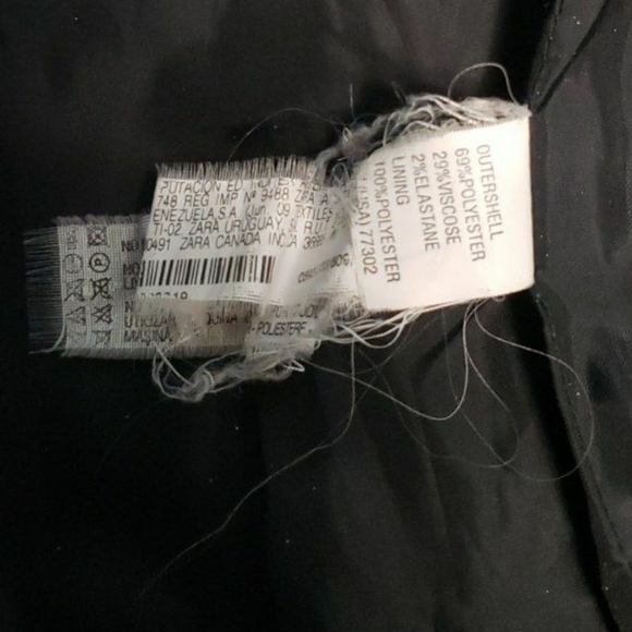 Zara grey coat with belt - Picture 11 of 11